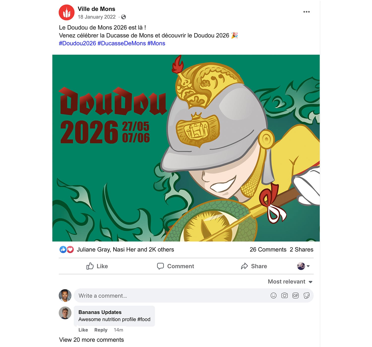 Doudou 2026, visuel 3