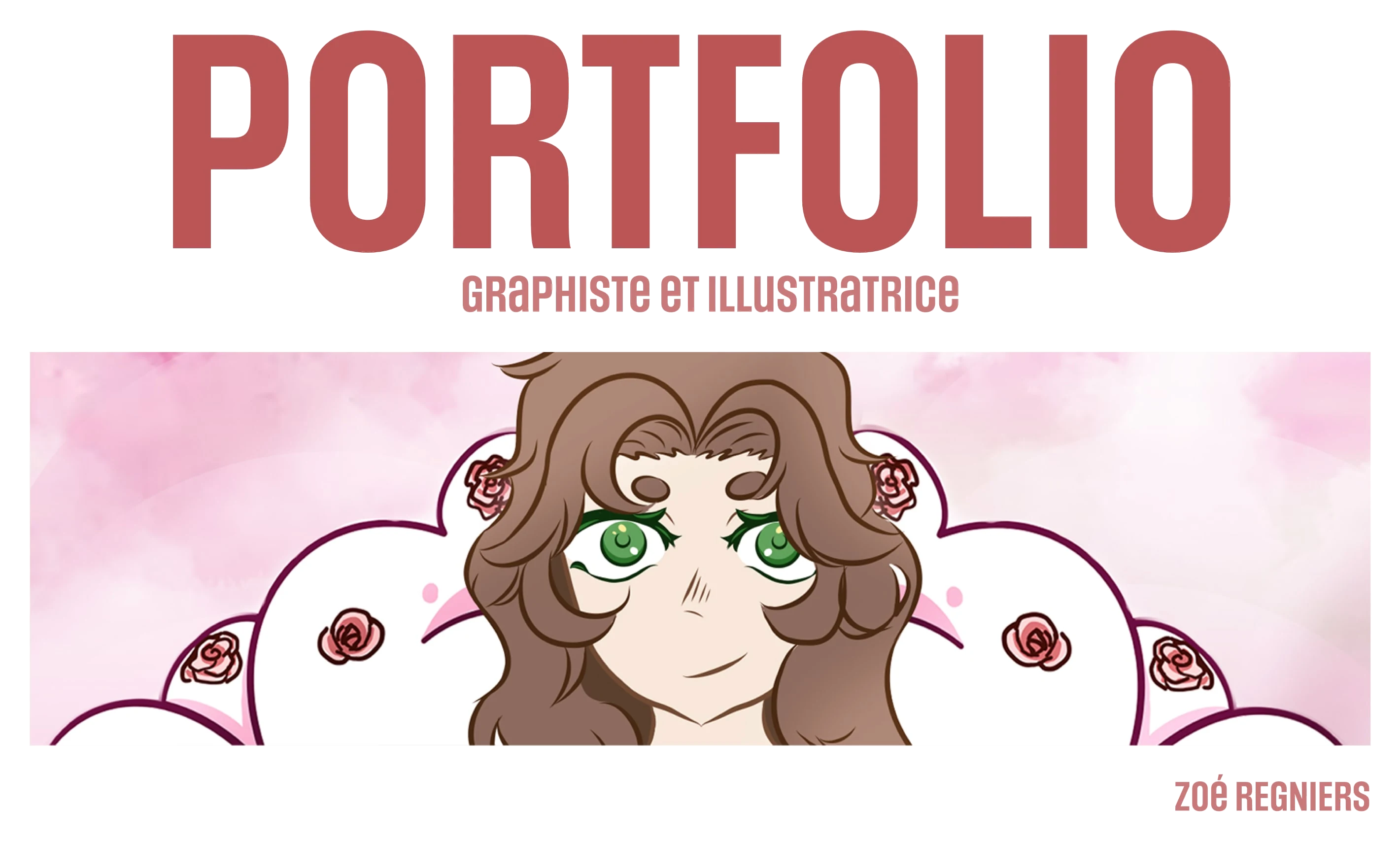 Portfolio de Zoé Regniers, designer graphique et illustratrice