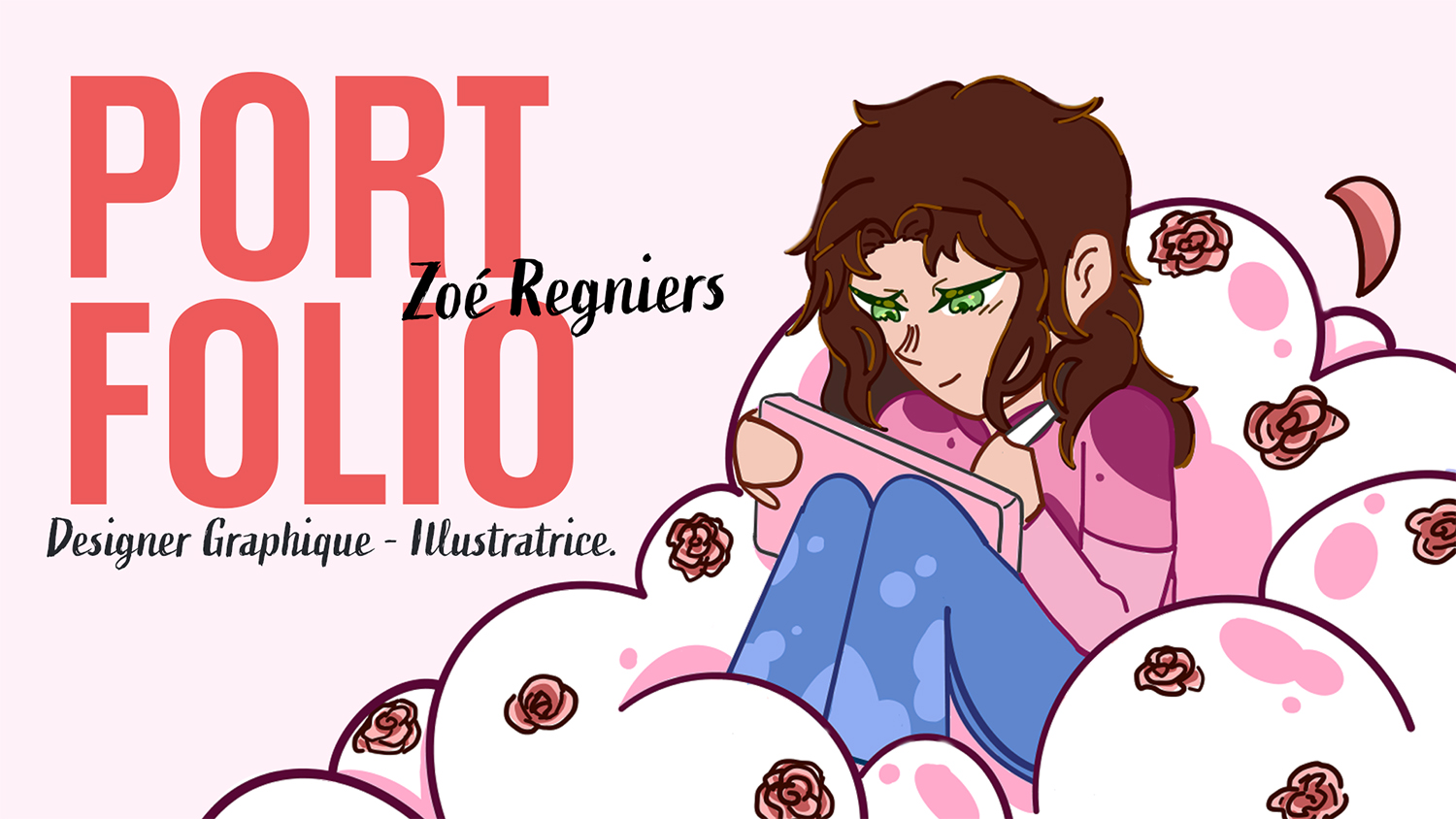 Portfolio de Zoé Regniers, designer graphique et illustratrice